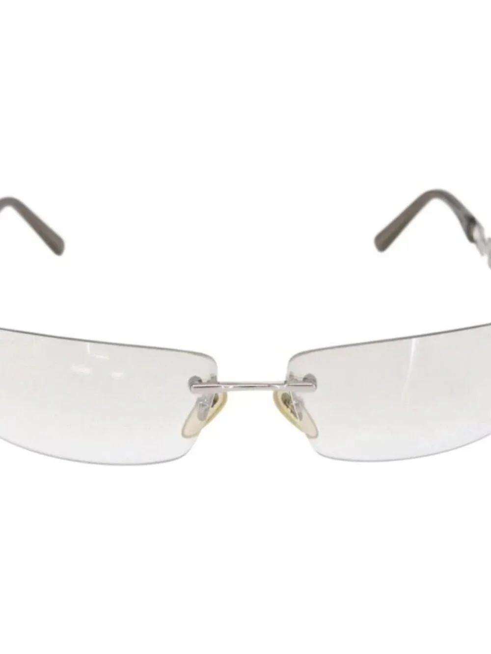Salvatore Ferragamo Sunglasses metal Silver Auth bs32759